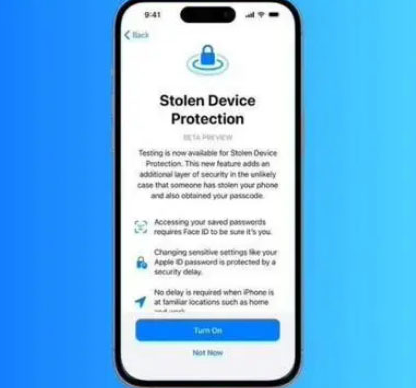 北仑苹果授权维修店分享被盗设备保护功能开启方法 