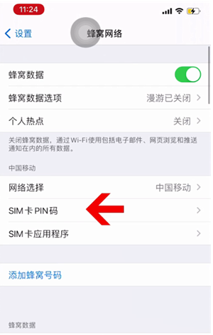 北仑苹果14维修网分享如何给iPhone14的SIM卡设置密码 